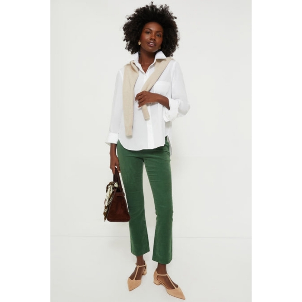 Tuckernuck Green Corduroy Ashford Side Zip Pants Size Medium